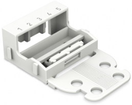 Mounting adapter for 5-wire terminal blocks, 221-505