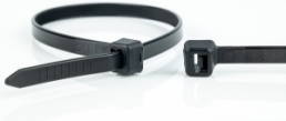 Cable tie, polyamide, (L x W) 250 x 4.8 mm, bundle-Ø 60 mm, black, UV resistant, -40 to 85 °C