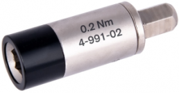 Torque adapter, 0.2 Nm, 1/4 inch, L 34.5 mm, 15 g, 4-991-02