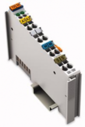 Output terminal for 750 series, Outputs: 2, (W x H x D) 12 x 100 x 69.8 mm, 750-550/000-200