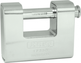 Mono block lock, level 11, shackle (H) 17 mm, steel, (B) 30 mm, K17580D