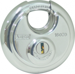 Disc lock, keyed alike, level 11, shackle (H) 17 mm, steel, (B) 70 mm, K16070A1